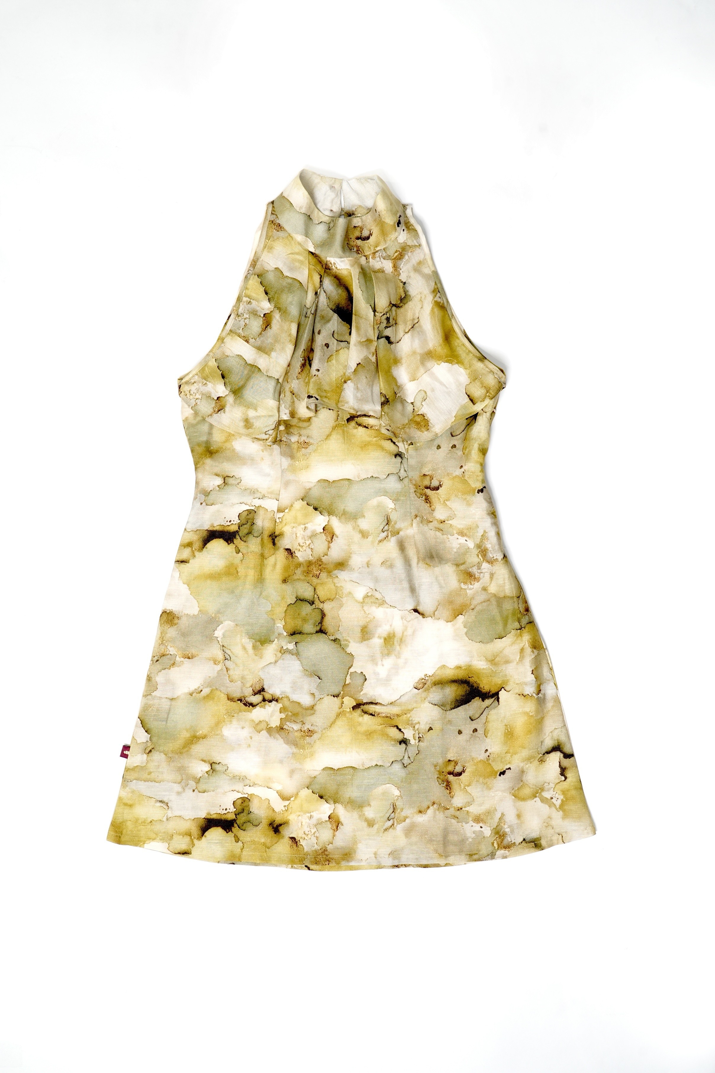 Marble Printed Dress - cloth image 1