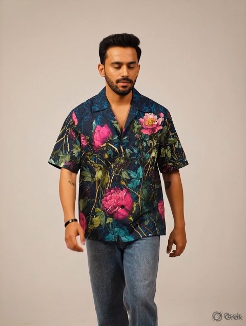 Rose Printed Shirt