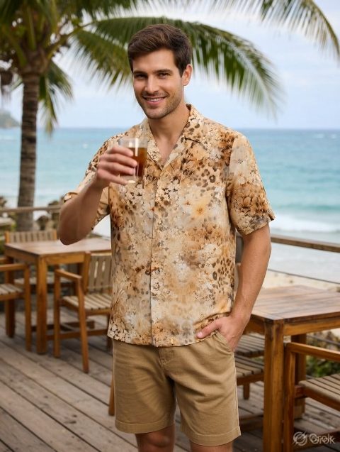 Floral Leopard Printed Shirt