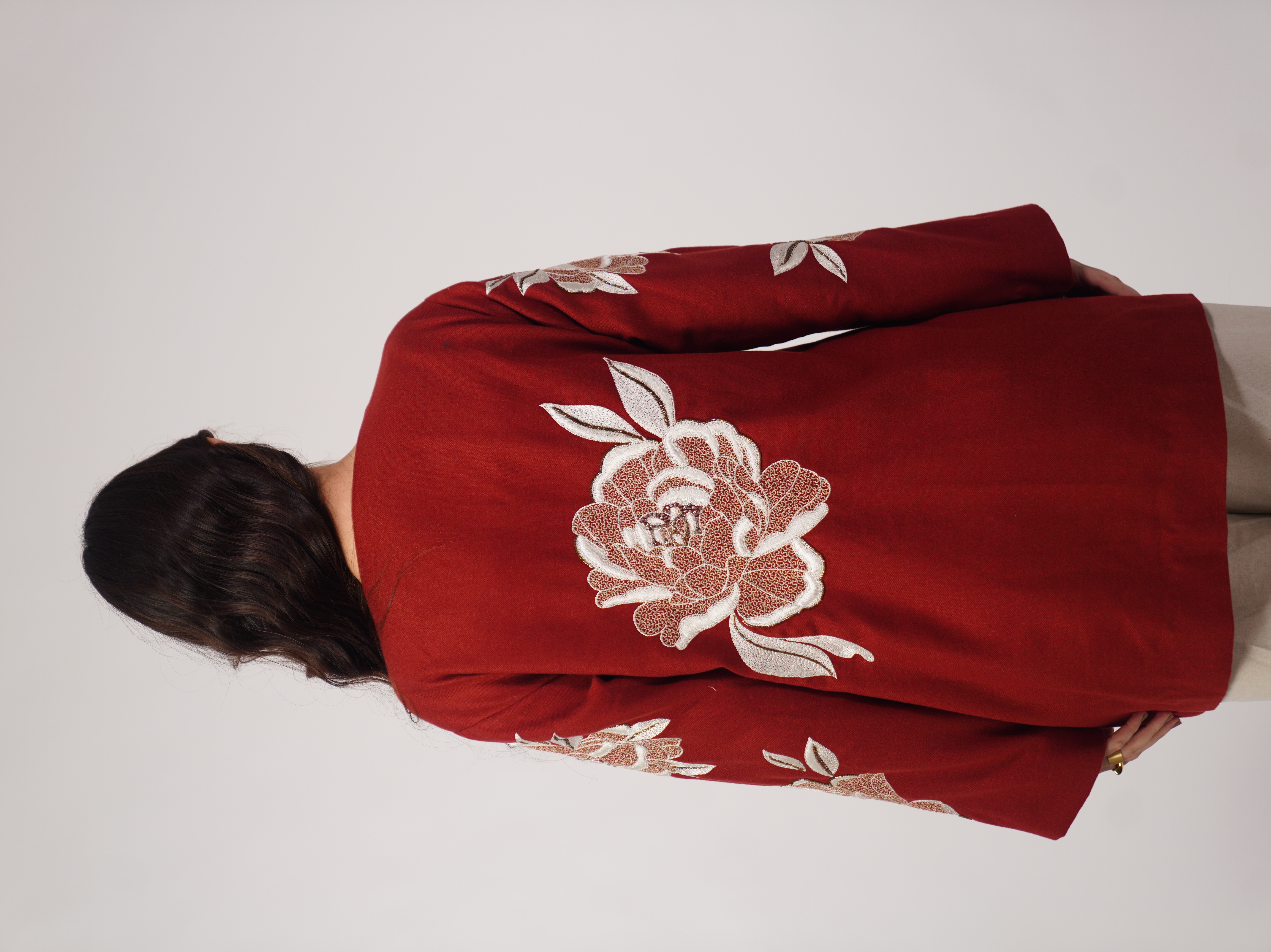 Maroon Floral Jacket 4