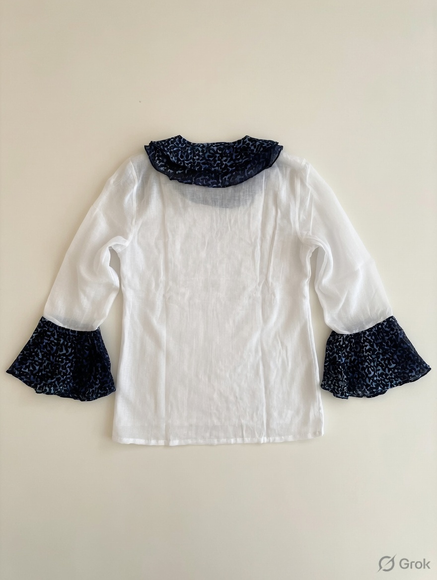 Purple Ruffled Top - cloth image 2