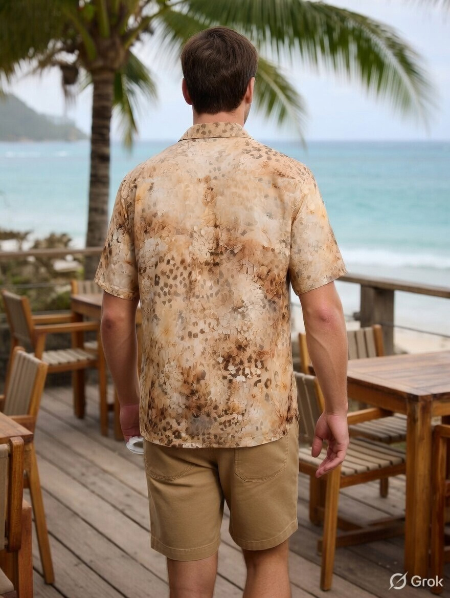 Floral Leopard Printed Shirt 2
