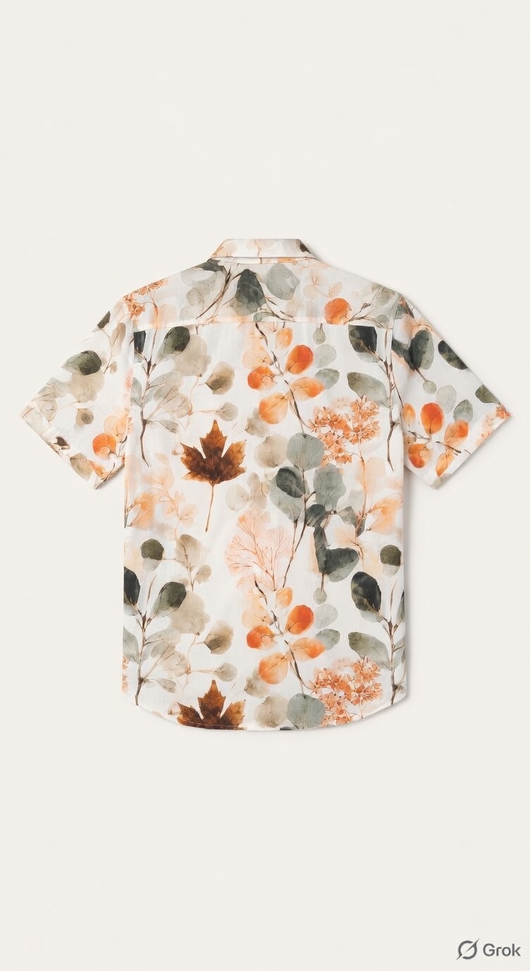 Eco Printed Men Shirt 2