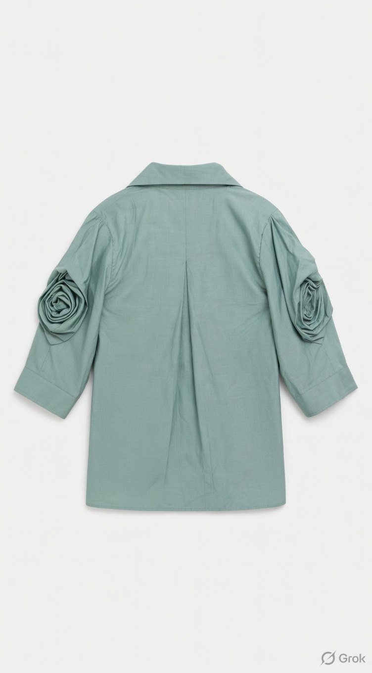 Pistachio Green Sleeve Shirt - cloth image 2