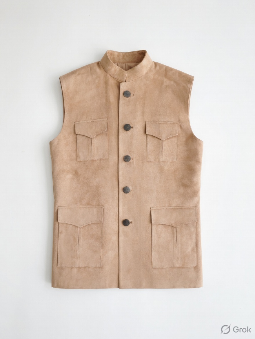 Horse Embroidered Waistcoat - cloth image 1