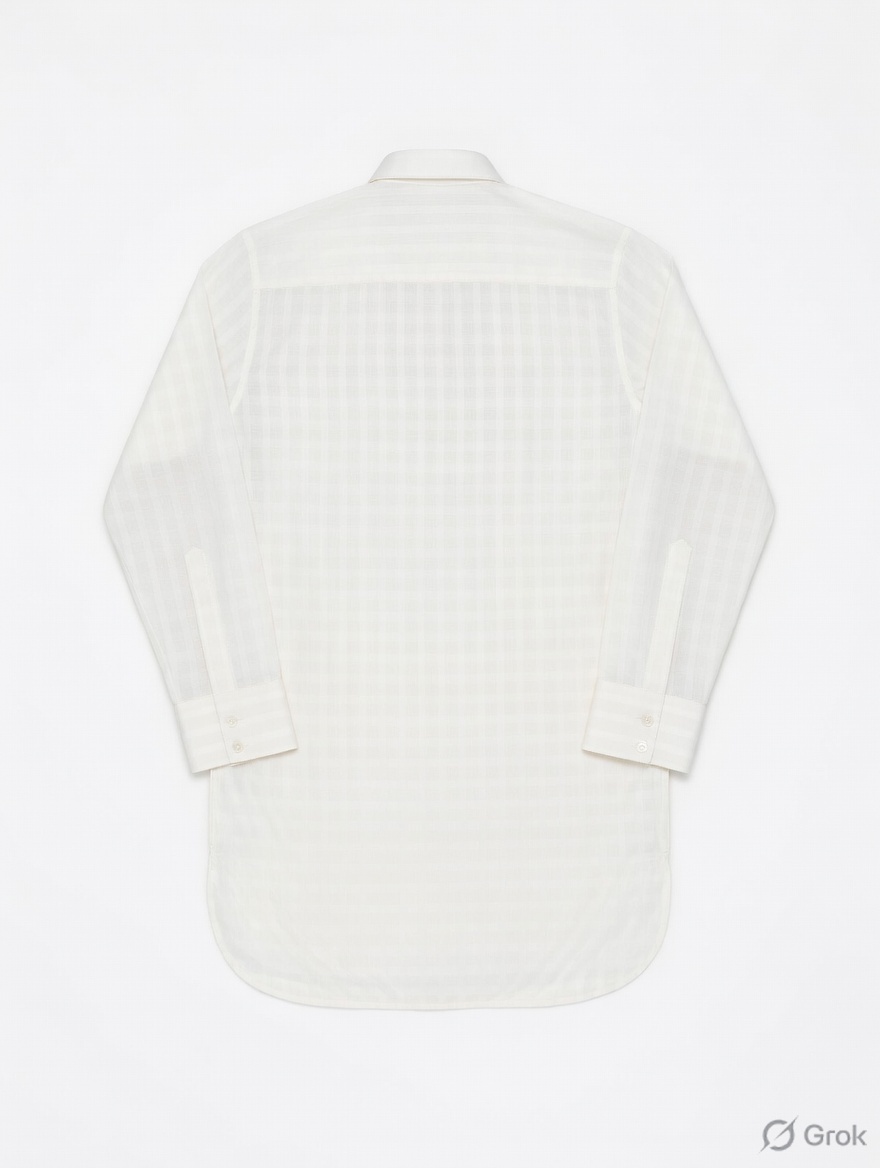 Off-white Square Weave Pathani Kurta - cloth image 2